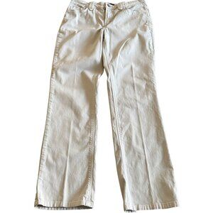 NYDJ Women's 10 Beige Straigjt Leg Pants